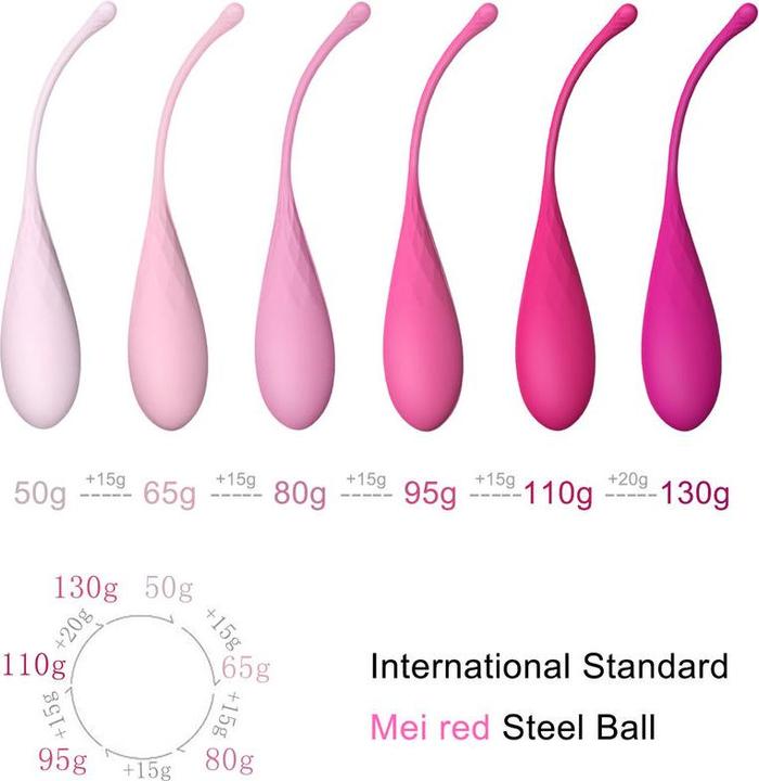 Produktbild Leslie Kegel Fit Pelvic Muscle Training Set 6-teilig (50 -130 g)