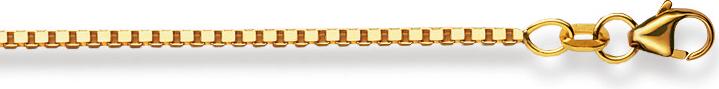 Produktbild Natsumi Schmuck Halskette Gelbgold 18K/750 Venezianer 1.4mm (750/18 K Gelbgold, 55 cm)