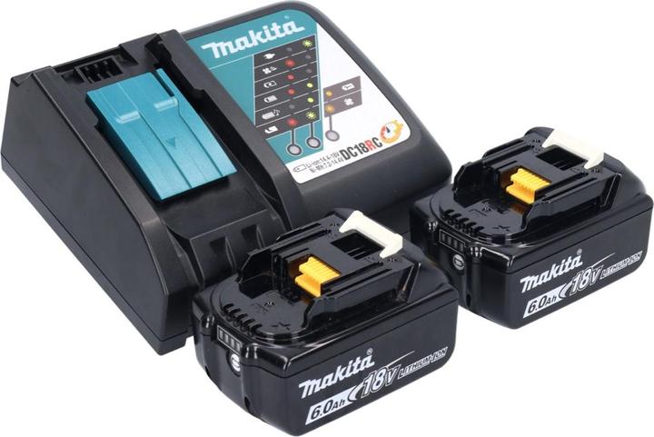 Productafbeelding Makita DJS 200 RG Accu Plaatschaar 18 V 2,0 mm Brushless + 2x Accu 6.0 Ah + Lader