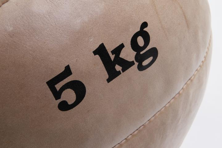 Productafbeelding Tanga Sports Leren medicijnbal, 5 kg (5 kg)