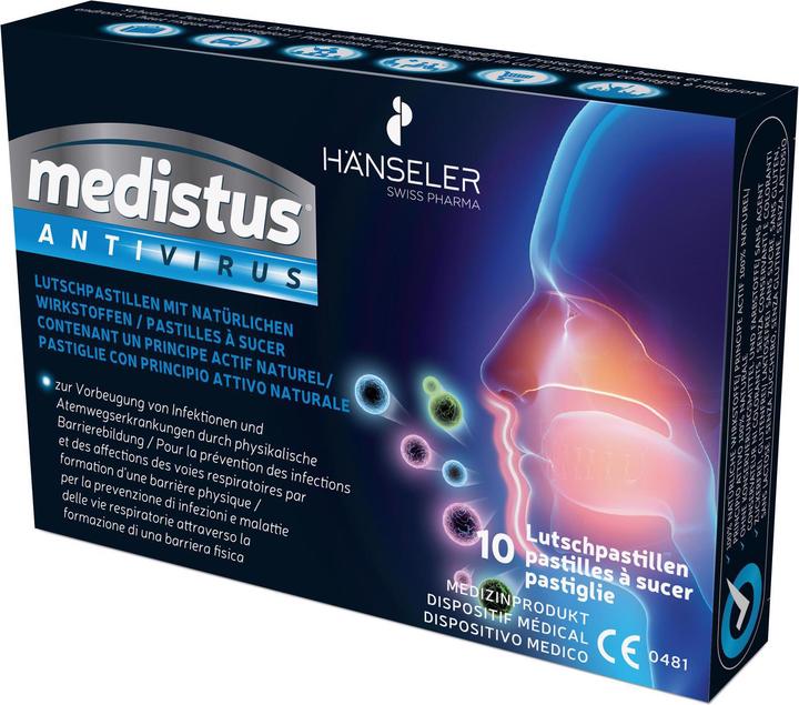 Produktbild Hänseler Medistus Antivirus 10 Lutschpastillen (10 Stück)