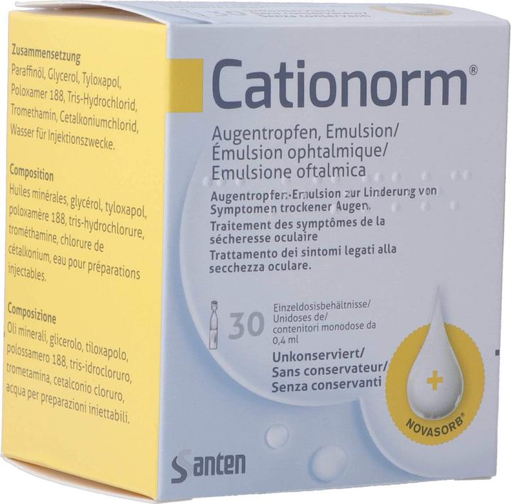 Cationorm Augentropfen-Emulsion UD (0.40 ml, Cationorm Augentropfen-Emulsion UD (30x0.4ml))