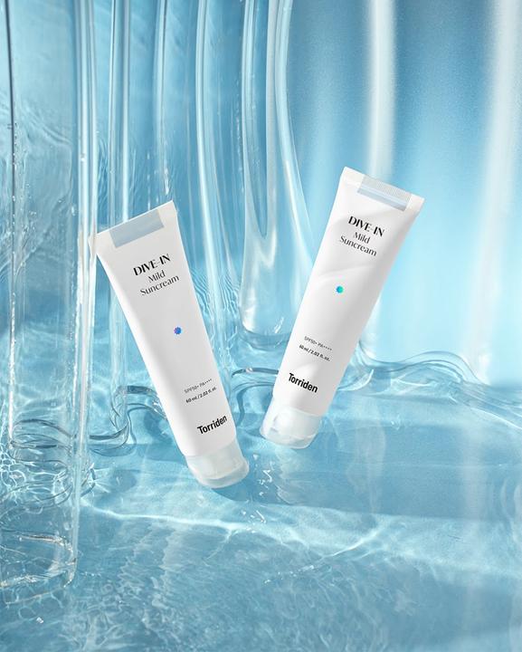 Produktbild Torriden DIVE-IN Mild Suncream (Sonnencreme, SPF 50, 60 ml)