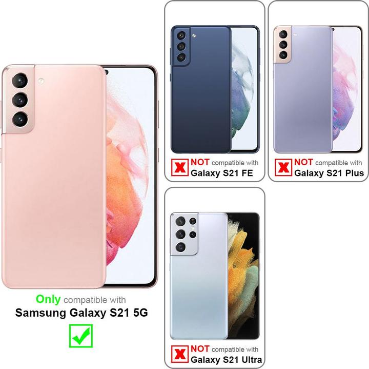 Produktbild Cadorabo Handykette für Samsung Galaxy S21 5G Necklace Hülle mit verstellbarem Kordelband