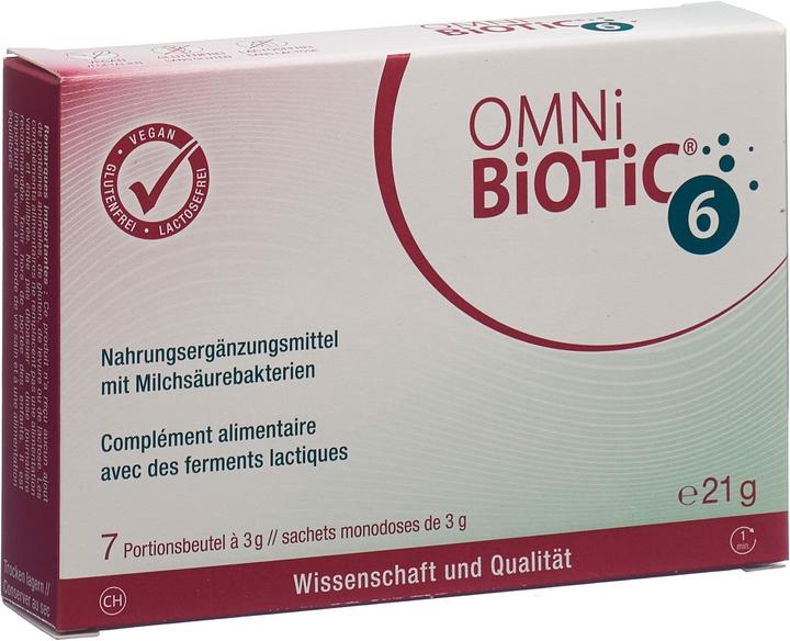 Produktbild Omni Biotic 6 Pulver (neu) (7 Stück, Pulver, 42 g)