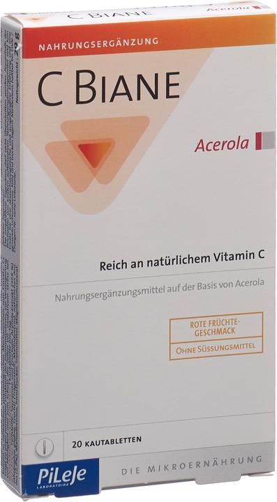 Image du produit PiLeJe Acerola Tablette (20 pièce(s), Cachets, 44 g)