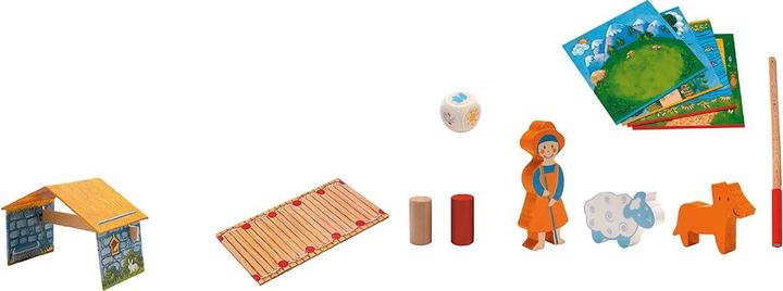 Actual product image Djeco Hop! Hop! Hop! (German, French, Italian, English)