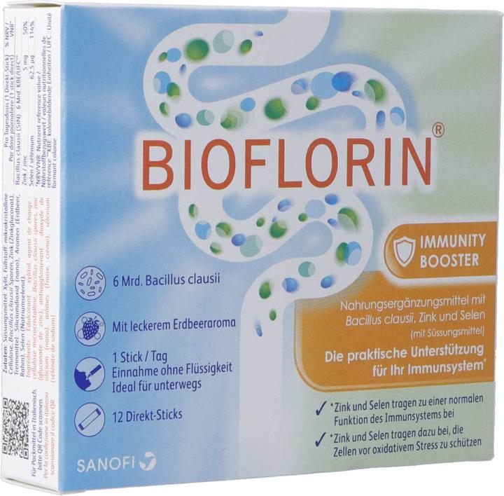 Produktbild Bioflorin Immunity Booster Pulver (12 Stück, Stift, 40 g)