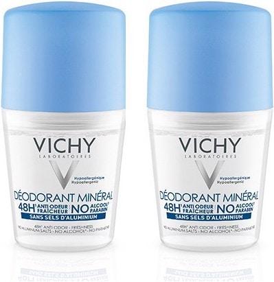 Produktbild Vichy - Deo Mineral 48h Duo Roll-on (2 x 50ml) (Roll-on, 50 ml)