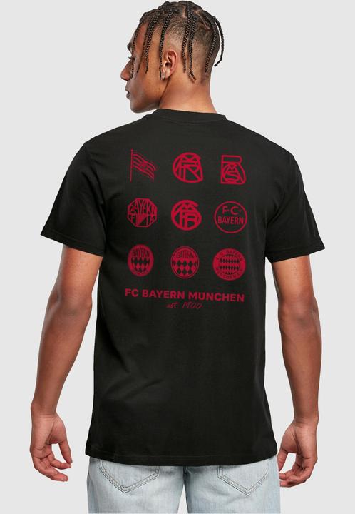 Produktbild FC Bayern München Logo History Red T-Shirt Round Neck - 112157 (L)