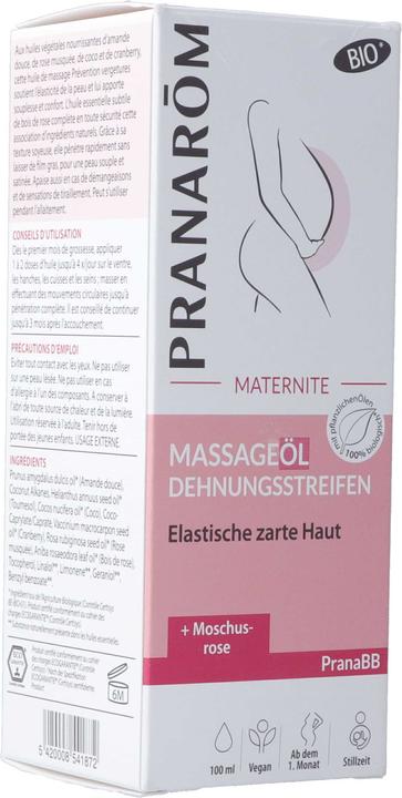 Image du produit Pranarom PranaBB Schwangerschaft Massageöl Dehnungsstreifen Bio (100 ml)