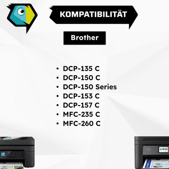Produktbild Inkadoo Druckerpatronen kompatibel zu Brother LC-970BK XL Tintenpatrone, schwarz Schwarz (BK)