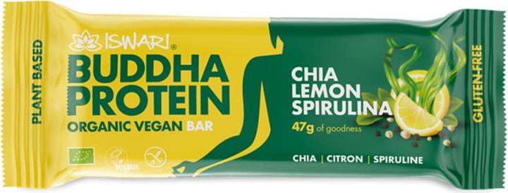 Immagine prodotto Iswari Buddha Energy Organic Chia & Lemon & Spirulina Bar (47g) (1 pz., 47 g)