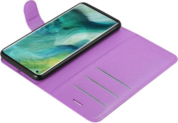 Actual product image Cadorabo Book with stand function cover (Oppo Find X2 Pro)