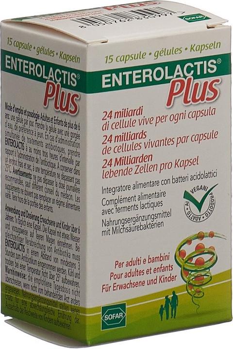 Immagine prodotto Enterolactis Più tappi (15 Pezzo/i, 500 g)
