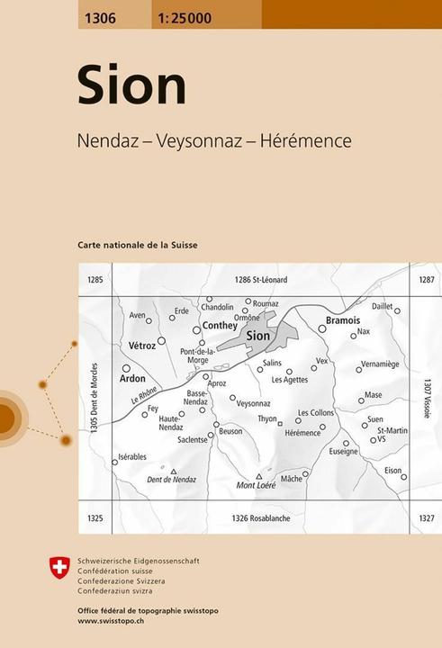 Image du produit PAYSAGE 1:25 000 - Feuille normale