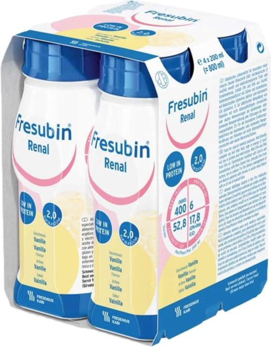 Actual product image Fresubin renal vanilla (4x200ml) (Vanilla, 992 g)