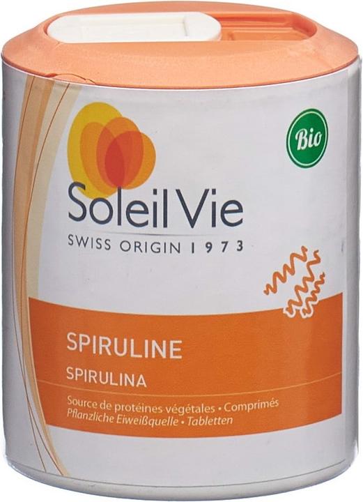 Produktbild Soleil Vie Spirulina aus biologischer Wasserkultur Tabl (180 Stück, Tabletten, 114 g)