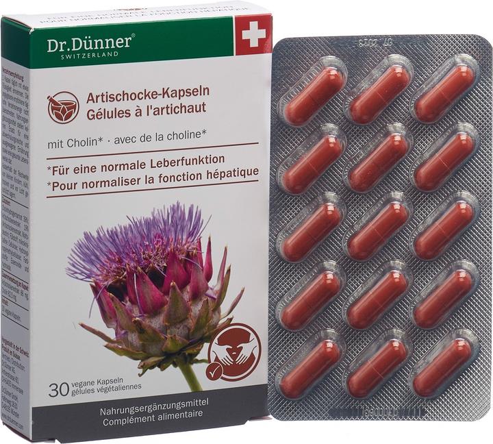 Actual product image Dr. Dünner Artichoke Liver Function (30 Piece, Capsules, 37 g)