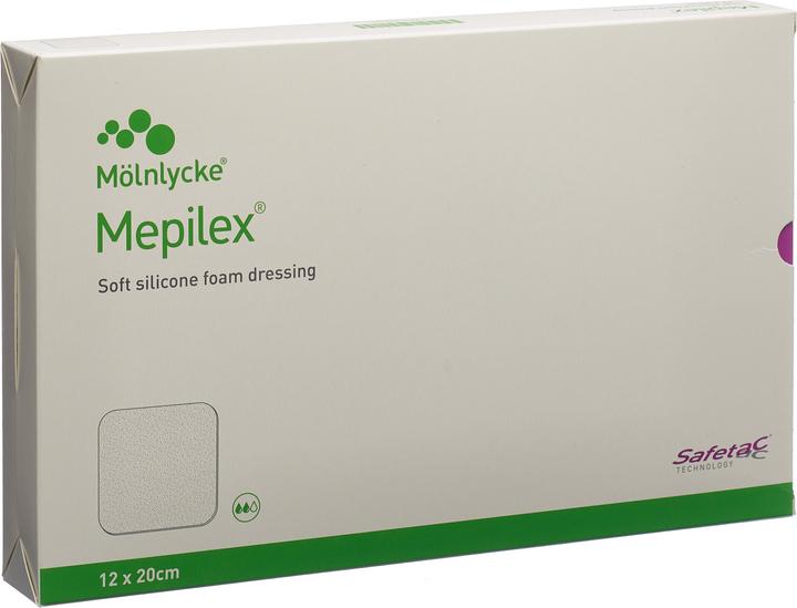 Produktbild Mepilex Schaumverband Safetac 12x20cm Silikon (5 x)