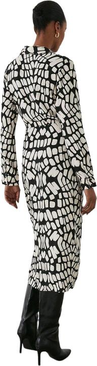 Actual product image Principles Womens/Ladies Abstract Belt Long-Sleeved Shirt Dress (38 D)