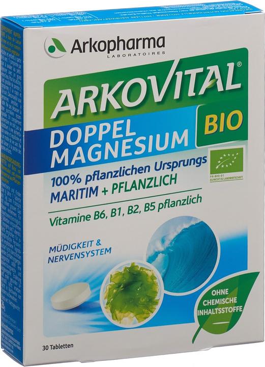 Immagine prodotto Arkopharma Doppio magnesio organico Tabl (30 Pezzo/i, Pillole, 45 g)