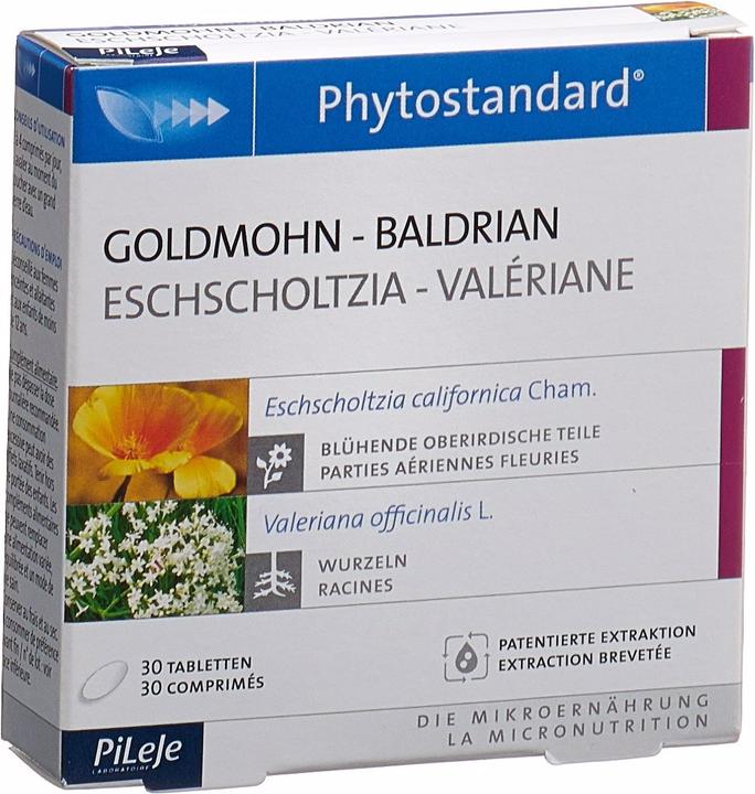 Produktbild Phytostandarts Goldmohn-Baldrian (90 Stück, Tabletten, 95 g)