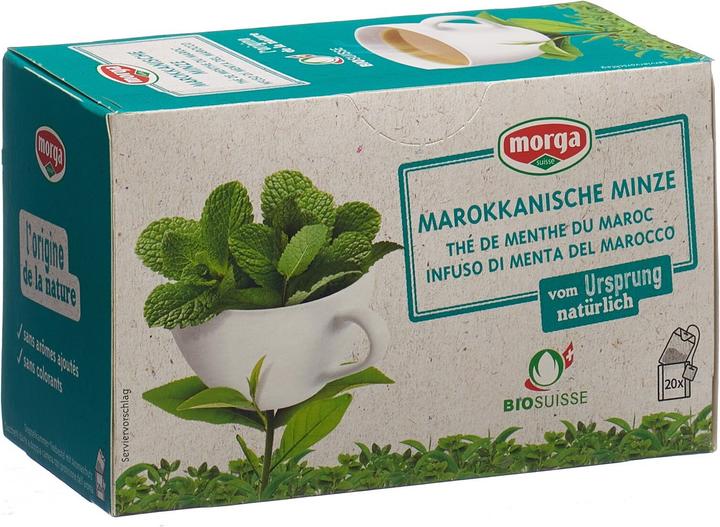 Immagine prodotto Morga Tè marocchino con copertura Tè biologico in erba (30 g)
