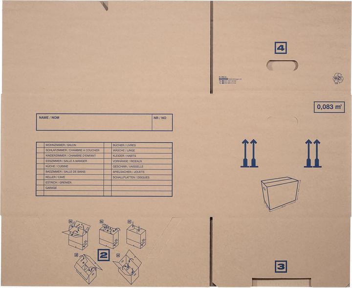 Produktbild Brieger Umzugsbox (1 x 81 x 99 cm, 77 l)