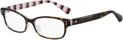 Kate Spade Ks Lucyann2 Brille 02VM Havanna Muster 100% Authentisch