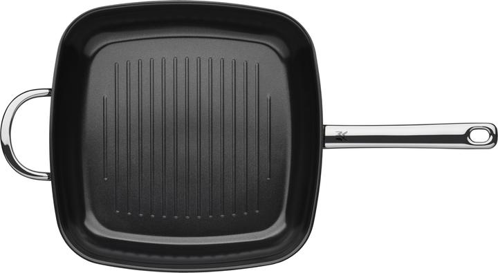 Produktbild WMF Edelstahlpfanne Grillpfanne 28cm Pfanne Induktion Durado beschichtet (28 cm, Grillpfanne, Edelstahl)