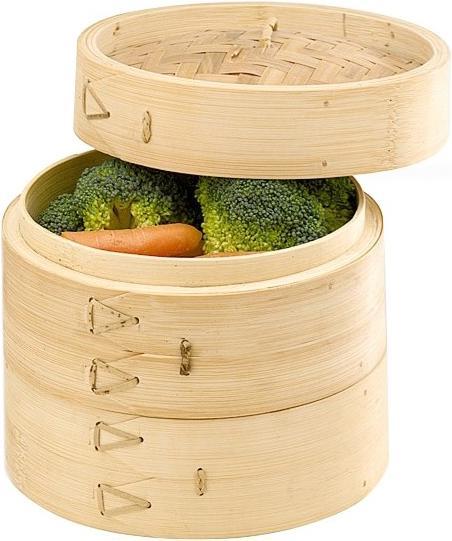 Actual product image Eva- Kochen und Haushalt Eva Steaming Set Dim Sum Ø 18 cm (18 cm, Plant materials)