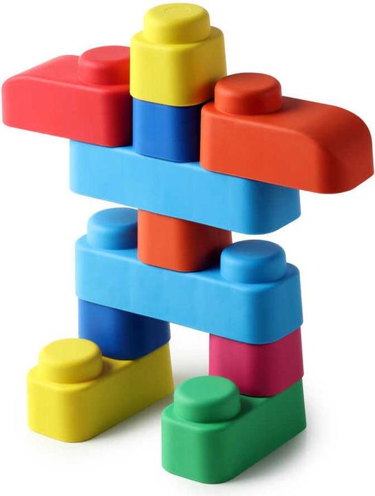 Immagine prodotto Montessori Giocattoli, giocattoli educativi, blocchi morbidi e ruote - 25 blocchi e 16 ruote