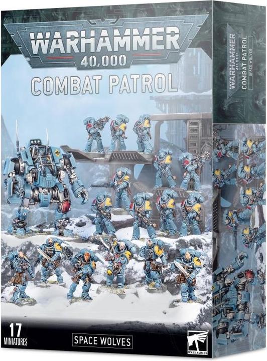 Immagine prodotto Games Workshop Warhammer 40.000 - Pattuglia di combattimento dei Lupi Spaziali (Materiale sintetico)
