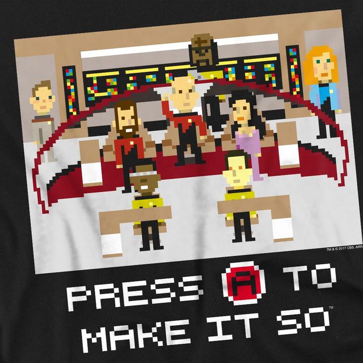 Actual product image Mens Make It So Pixel T-Shirt (3XL)