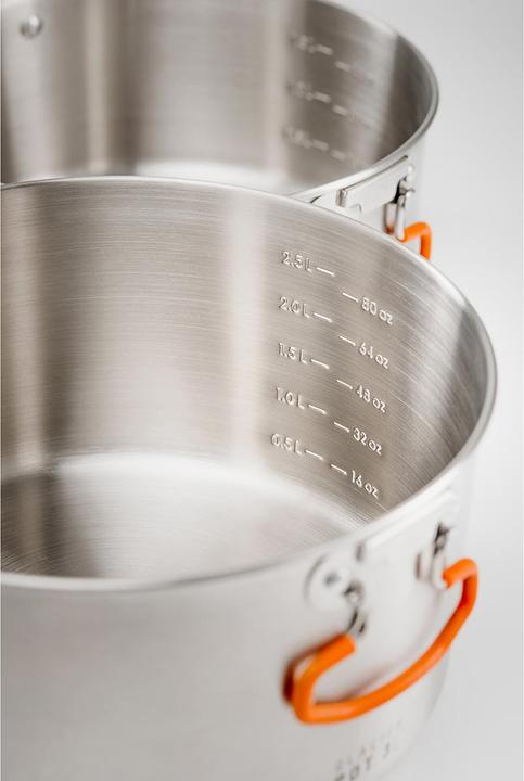 Actual product image GSI Glacier Stainless Base Camper Medium Cookware
