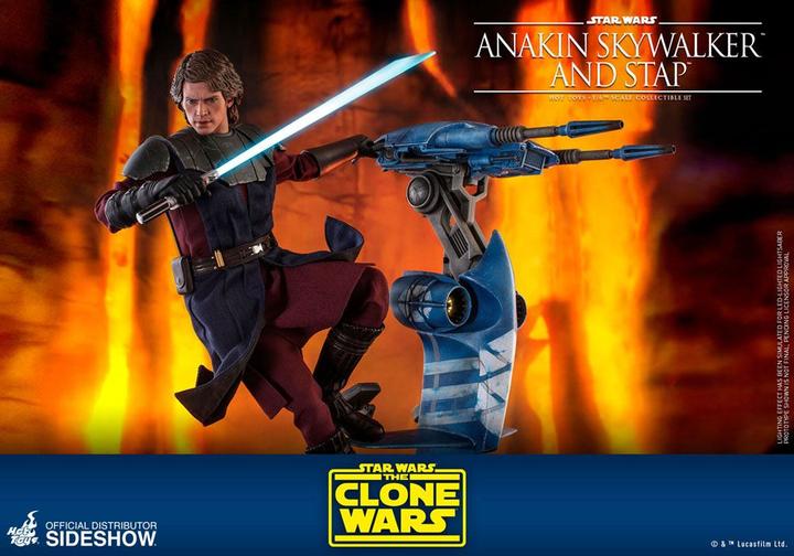Immagine prodotto Hot Toys Star Wars - The Clone Wars "Anakin Skywalker & STAP" Figura in scala 1/6