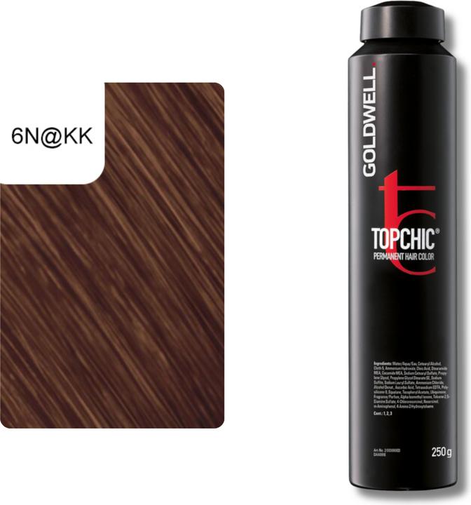 Actual product image Goldwell Topchic Elumenated (6N@KK dark blonde elumenated intense copper)