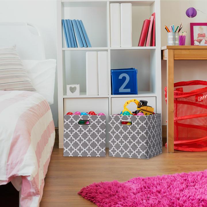 Immagine prodotto Relaxdays 2x scatola portaoggetti (30,5 x 30,5 x 30,5 x 30,5 cm, 26.50 l)