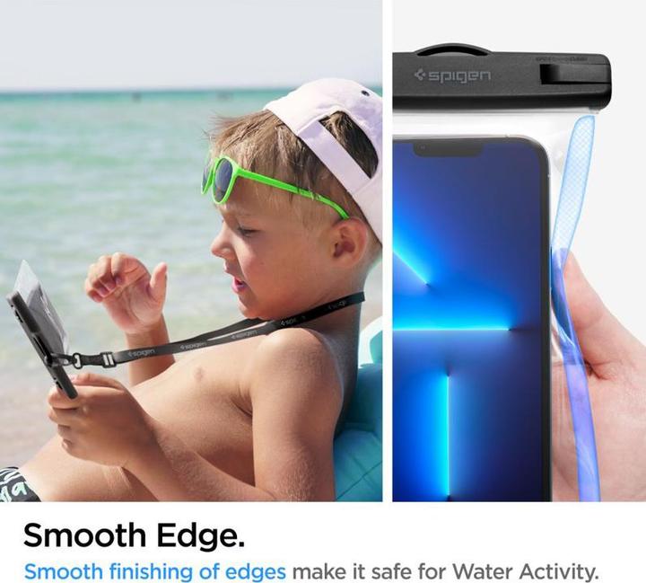Actual product image Spigen A601 UNIVERSAL WATERPROOF CASE CRYSTAL CLEAR (Universal)