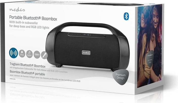 Produktbild Nedis Party Boombox (9.50 h, Akkubetrieb)