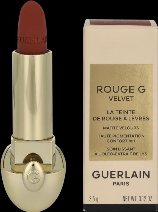 Actual product image Guerlain Rouge G Velvet 24 Lips Refill 539 (539 Le Tonka Hale)