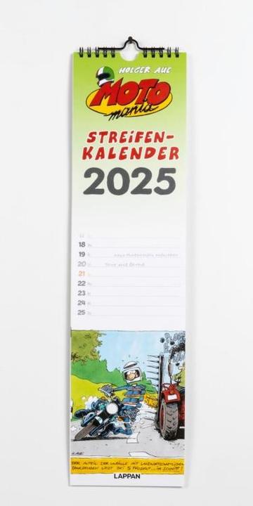Produktbild MOTOmania Streifenkalender 2025 (Deutsch)