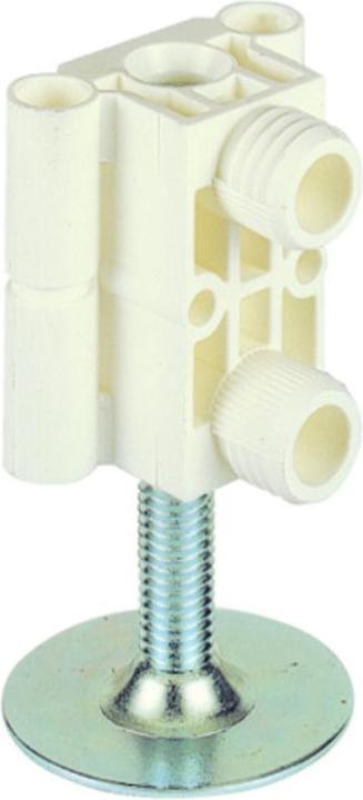 Actual product image Hettich Systema Top 2000 base adjuster (Universal glider, 2 Piece)