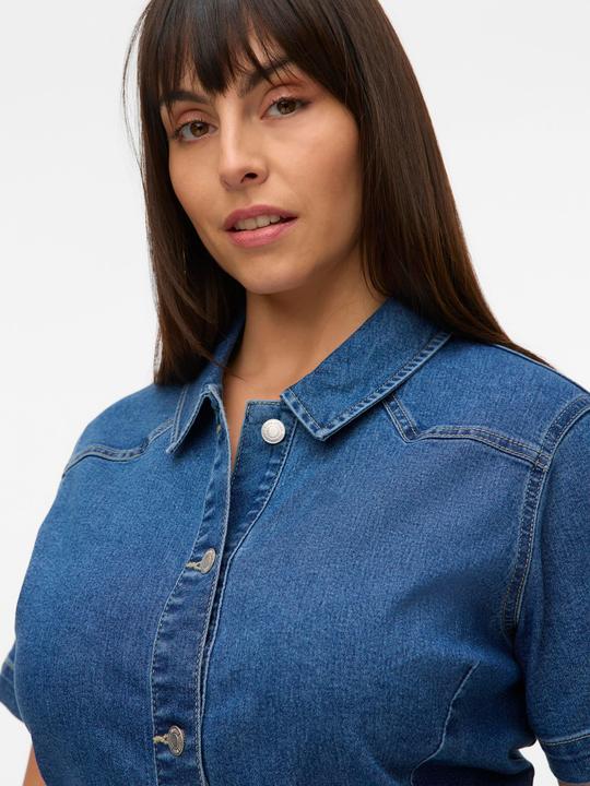 Image du produit Vero Moda VMCAMANDA Kurzes Kleid Jeanskleid (50)