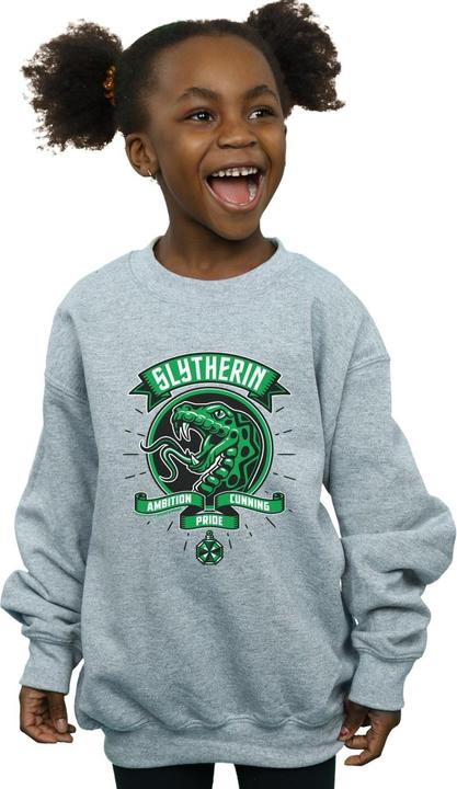 Immagine prodotto Slytherin Toon Crest Felpa Ragazze (128)