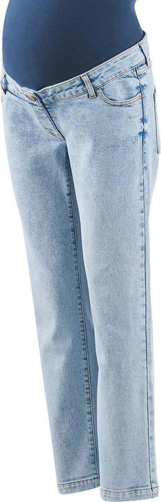 Actual product image La Redoute Collections Straight maternity jeans with high stretch insert at waistband (42)