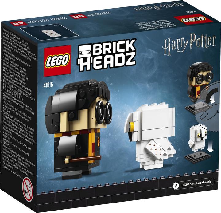 Image du produit LEGO Harry Potter et Hedwig (41615, LEGO Brickheadz)