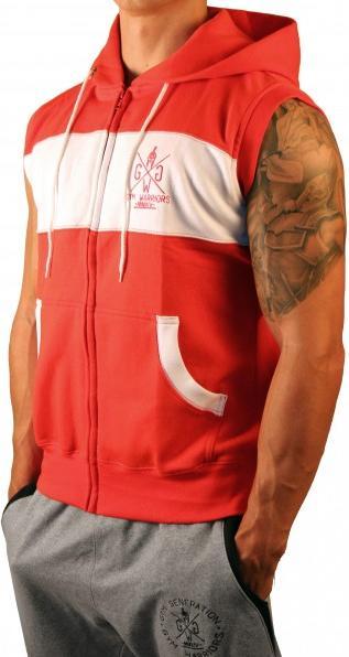 Actual product image Gym Generation GW Sleeveless Zip Hoodie RED (M, L)