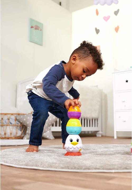 Immagine prodotto Simba 104010184 - Gallina impilabile ABC, gallina Roly-Poly con uova da impilare, nido, M